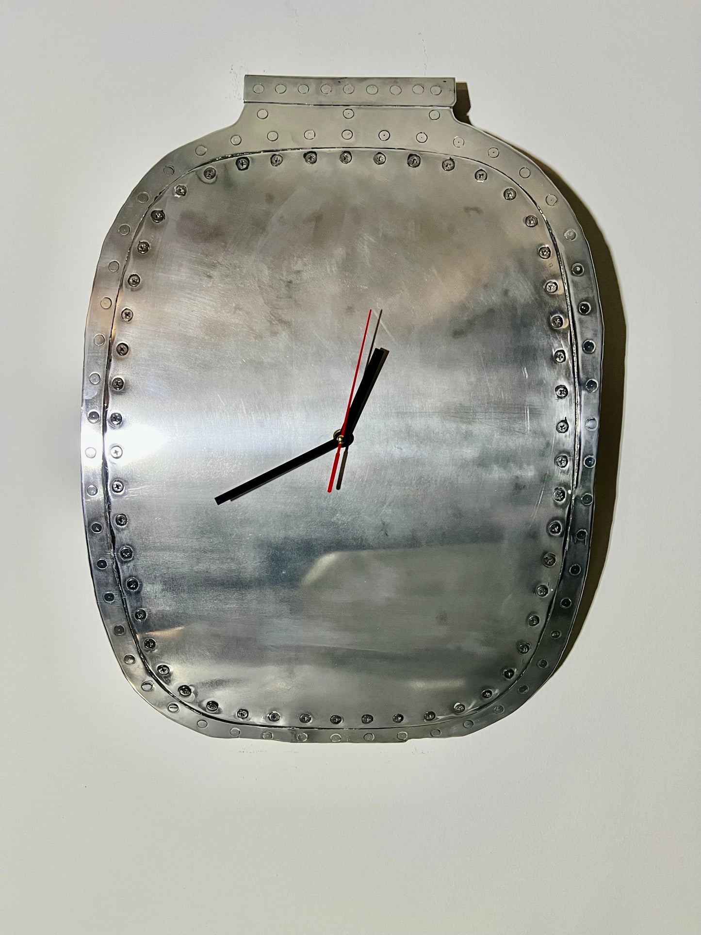 Metroliner window plug wall clock