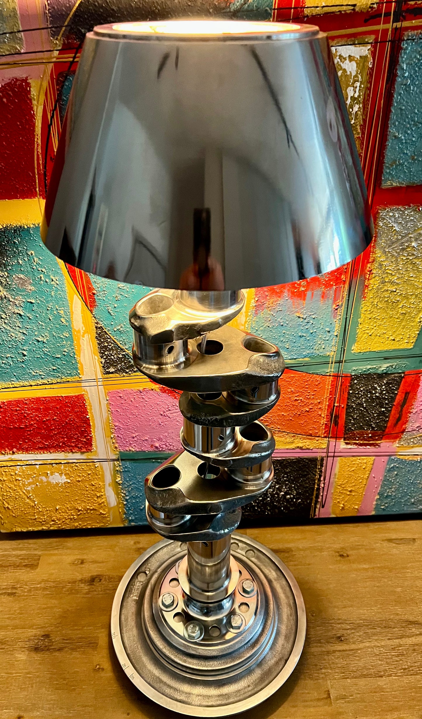 Lycoming piston engine crankshaft table light
