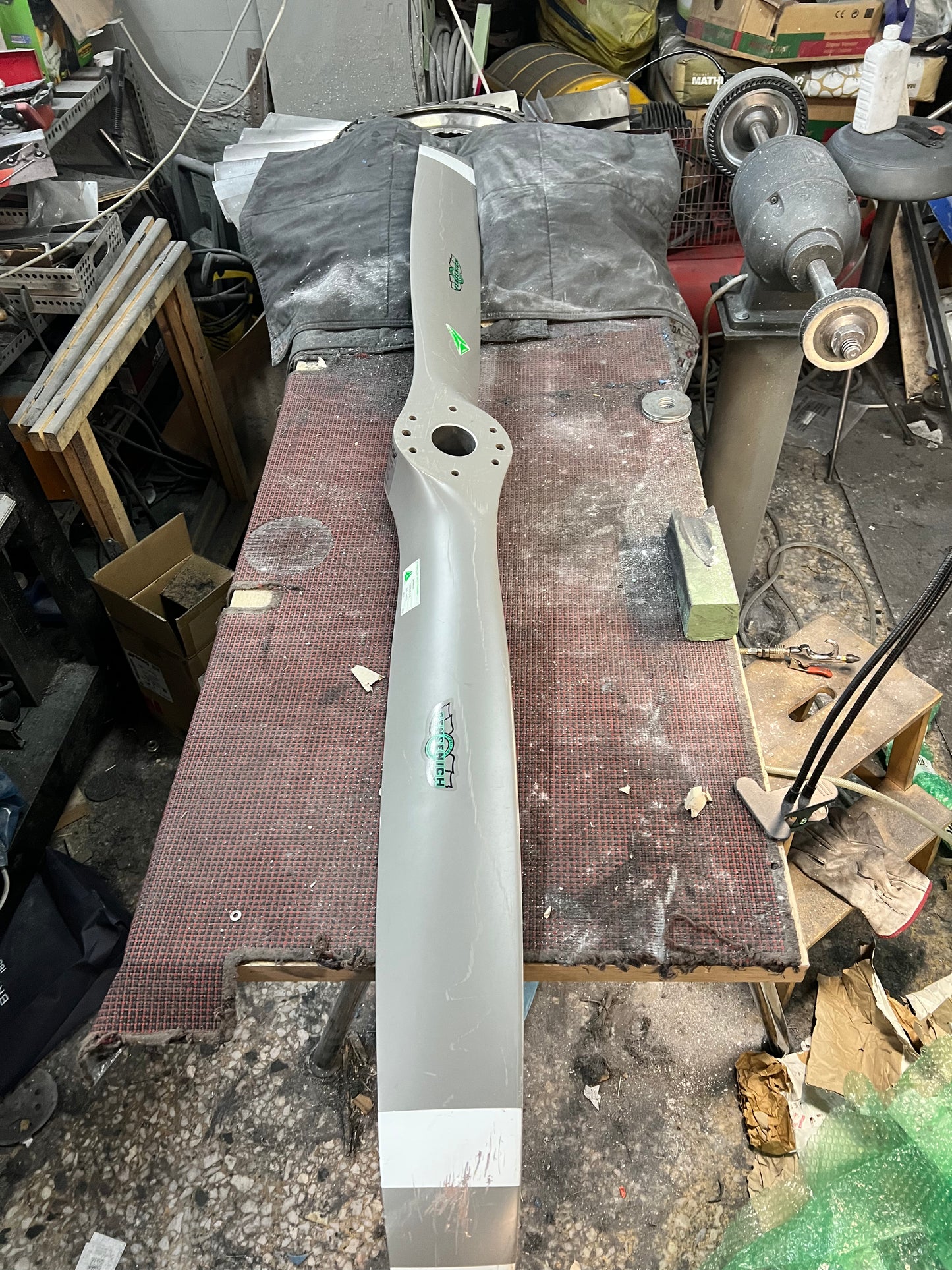 Sensenich Fixed pitch propeller mirror polished