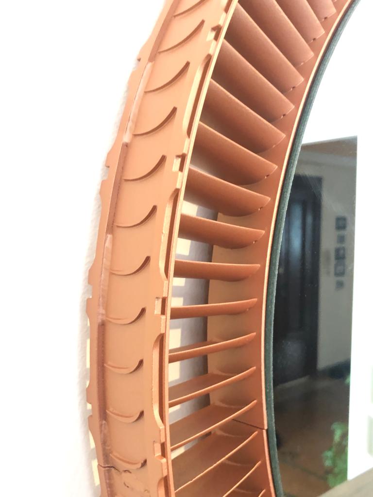 Jet engine stator mirror