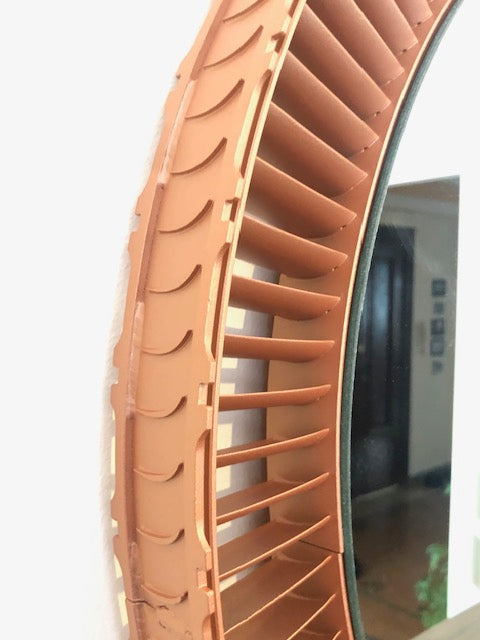 Jet engine stator mirror