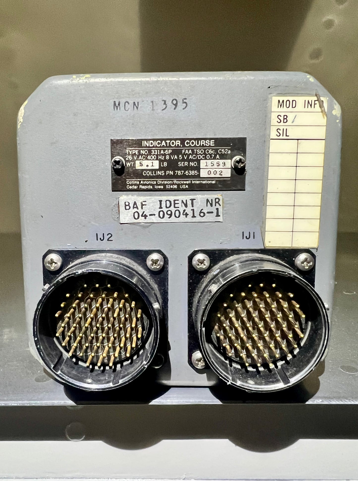 Aircraft Course indicator