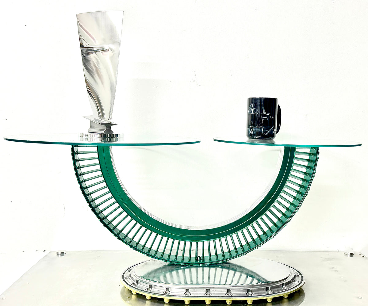 Jet engine coffee table