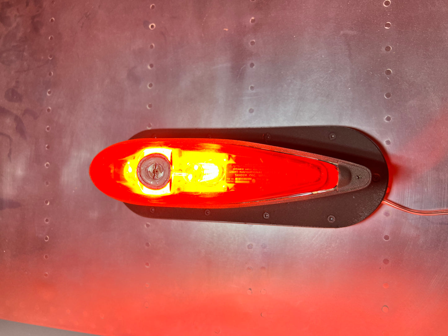A-7 Corsair upper beacon table light