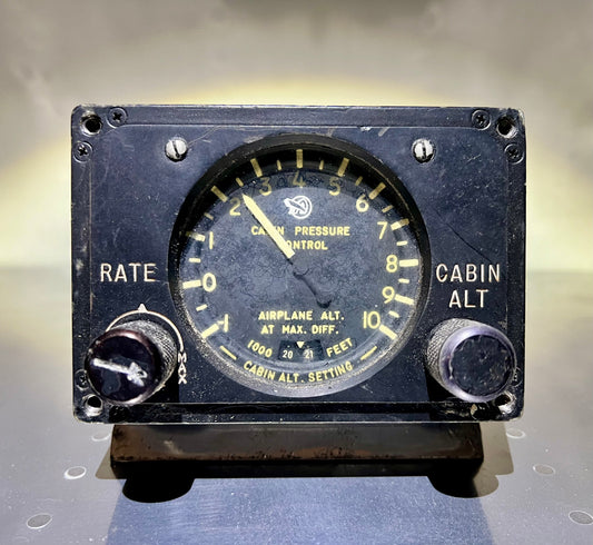 Aircraft cabin pressure controller